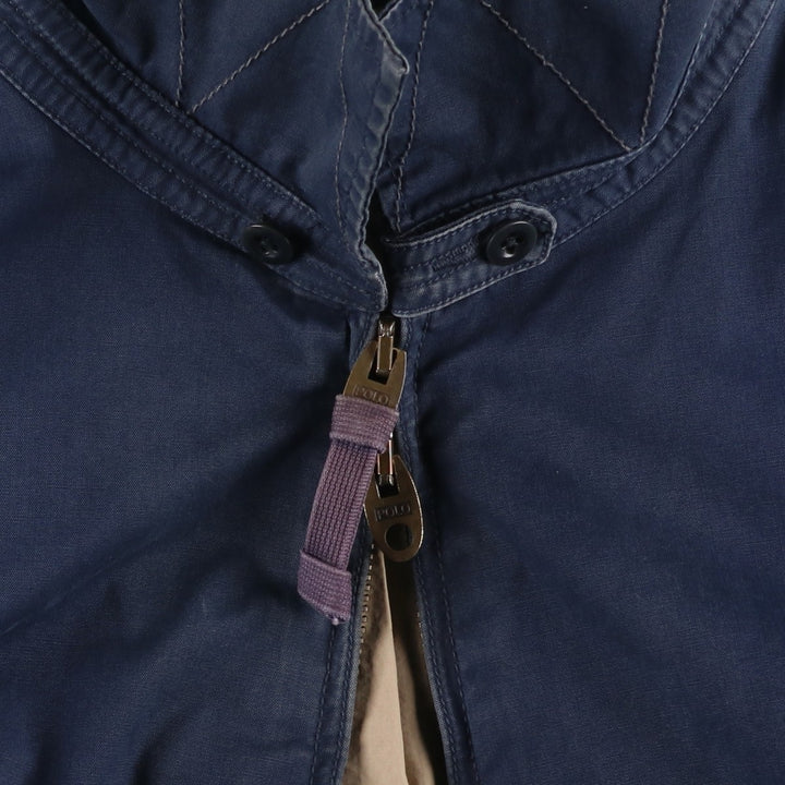 Ralph Lauren POLO by Ralph Lauren Swing Top Sports Jacket Men's XXL cotton navy blue type Vintage Second Hand