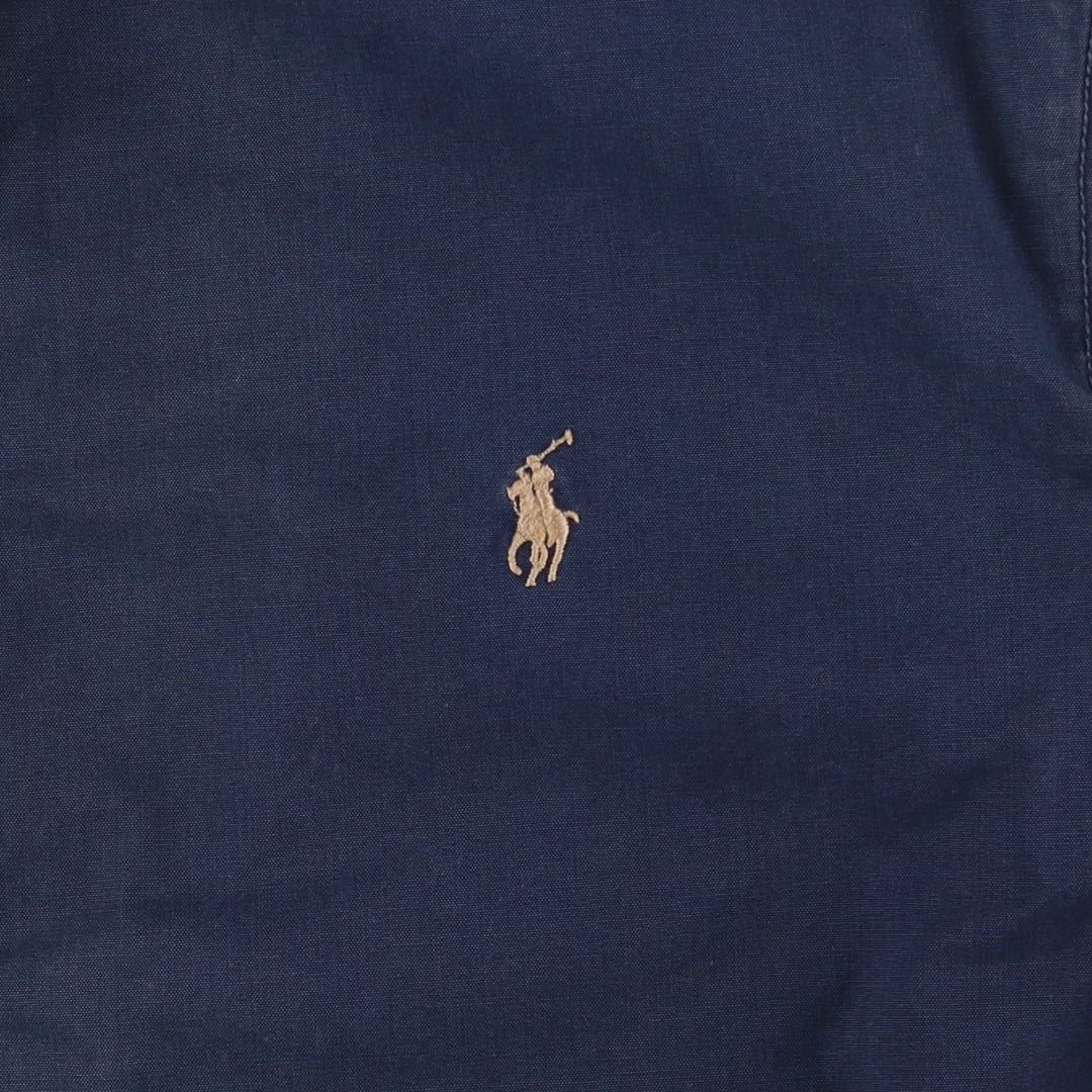 Ralph Lauren POLO by Ralph Lauren Swing Top Sports Jacket Men's XXL cotton navy blue type Vintage Second Hand