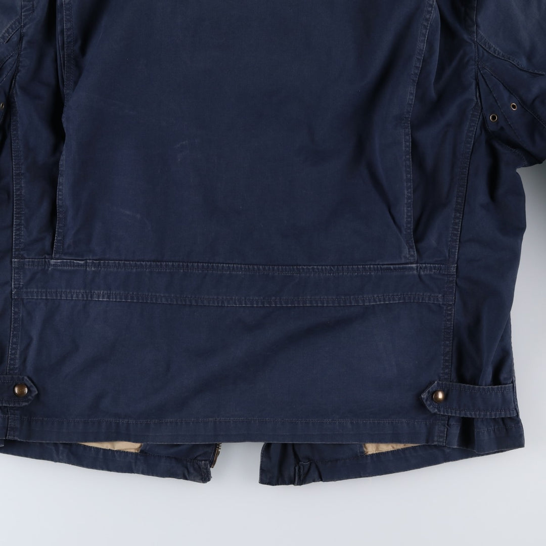 Ralph Lauren POLO by Ralph Lauren Swing Top Sports Jacket Men's XXL cotton navy blue type Vintage Second Hand