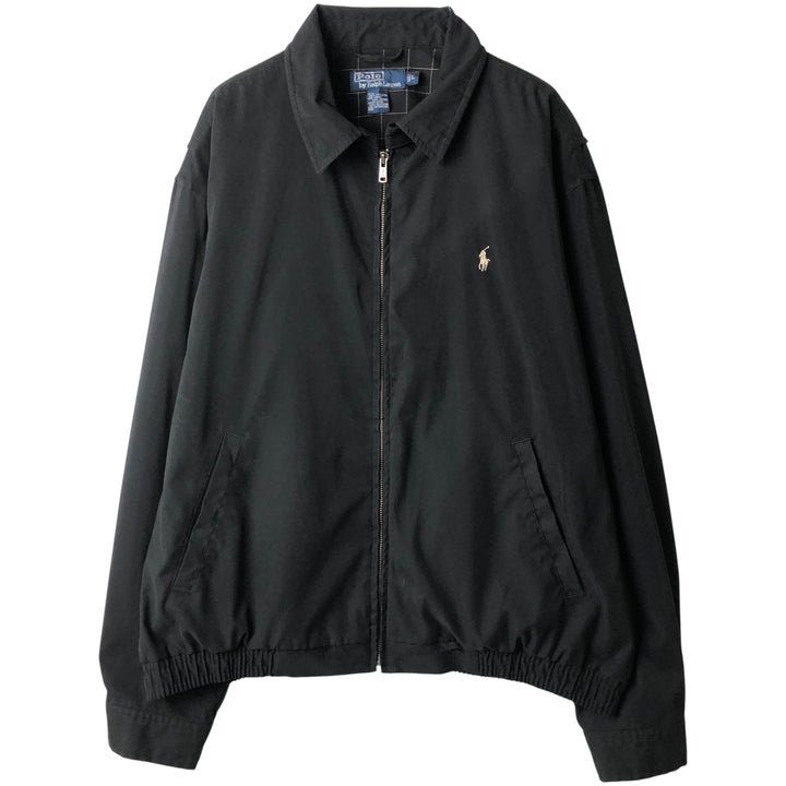 Ralph Lauren POLO by Ralph Lauren Swing Top Sports Jacket Men's L size polyester black type Vintage Second Hand