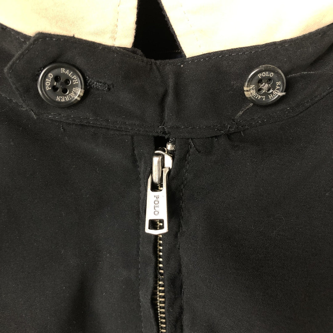 Ralph Lauren POLO by Ralph Lauren Swing Top Sports Jacket Men's L size polyester black type Vintage Second Hand