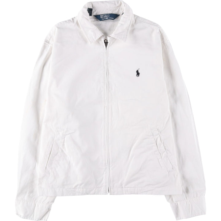 Ralph Lauren POLO by Ralph Lauren Swing Top Sports Jacket Men's L size cotton white type Vintage Second Hand
