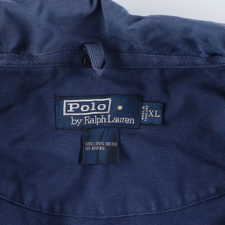 Ralph Lauren POLO by Ralph Lauren Swing Top Sports Jacket Men's XL cotton navy blue type Vintage Second Hand