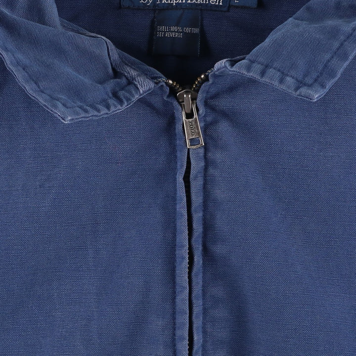 Ralph Lauren POLO by Ralph Lauren Swing Top Sports Jacket Men's XL cotton navy blue type Vintage Second Hand