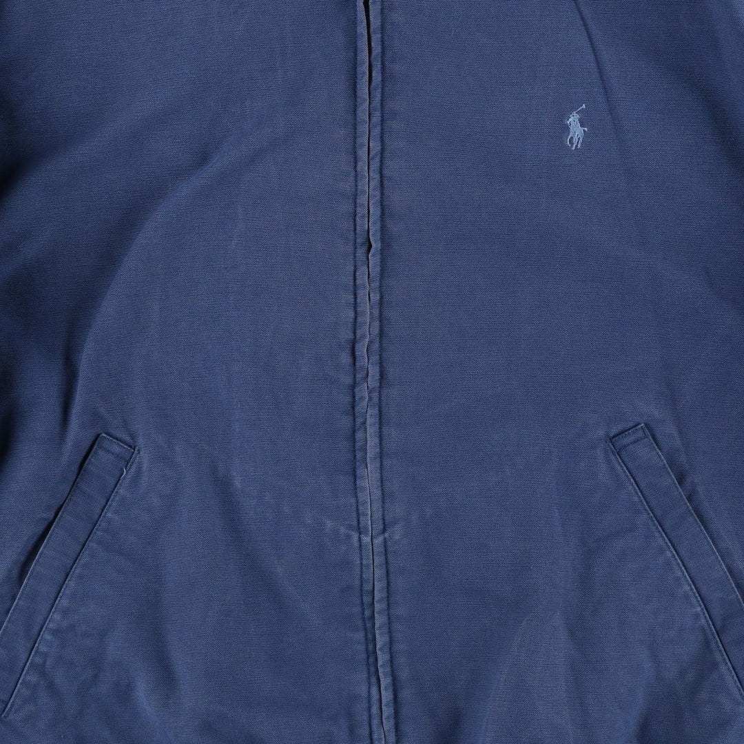 Ralph Lauren POLO by Ralph Lauren Swing Top Sports Jacket Men's XL cotton navy blue type Vintage Second Hand