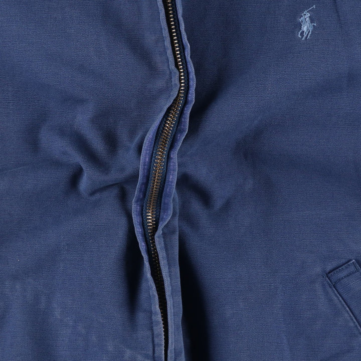 Ralph Lauren POLO by Ralph Lauren Swing Top Sports Jacket Men's XL cotton navy blue type Vintage Second Hand