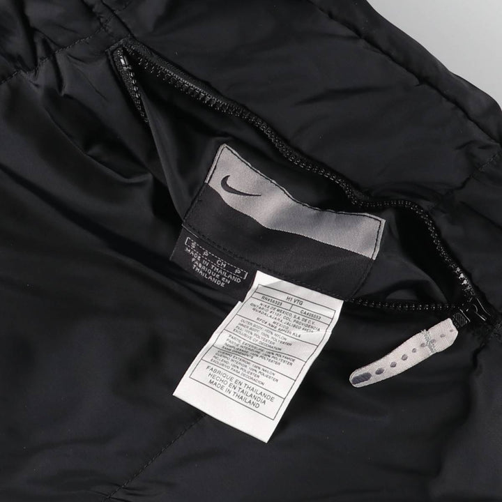 2000'S Nike reversible padded puffer jacket, men's size small Nylon black type Vintage Second Hand