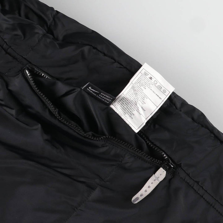 2000'S Nike reversible padded puffer jacket, men's size small Nylon black type Vintage Second Hand
