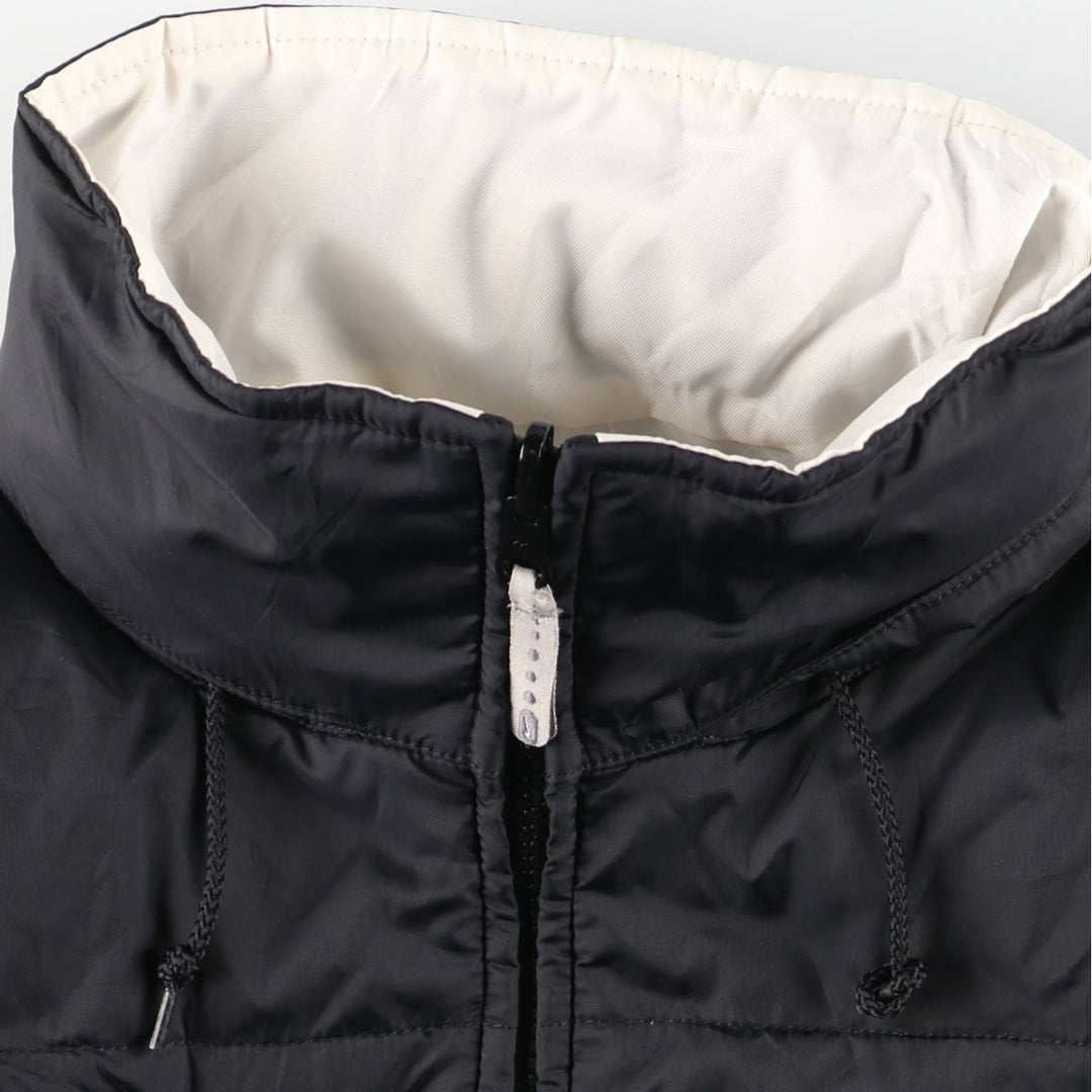 2000'S Nike reversible padded puffer jacket, men's size small Nylon black type Vintage Second Hand