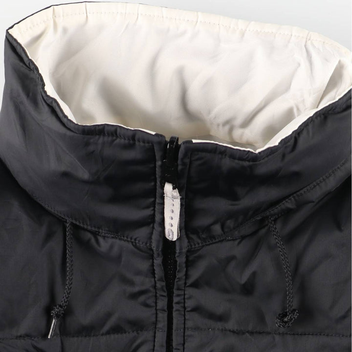 2000'S Nike reversible padded puffer jacket, men's size small Nylon black type Vintage Second Hand