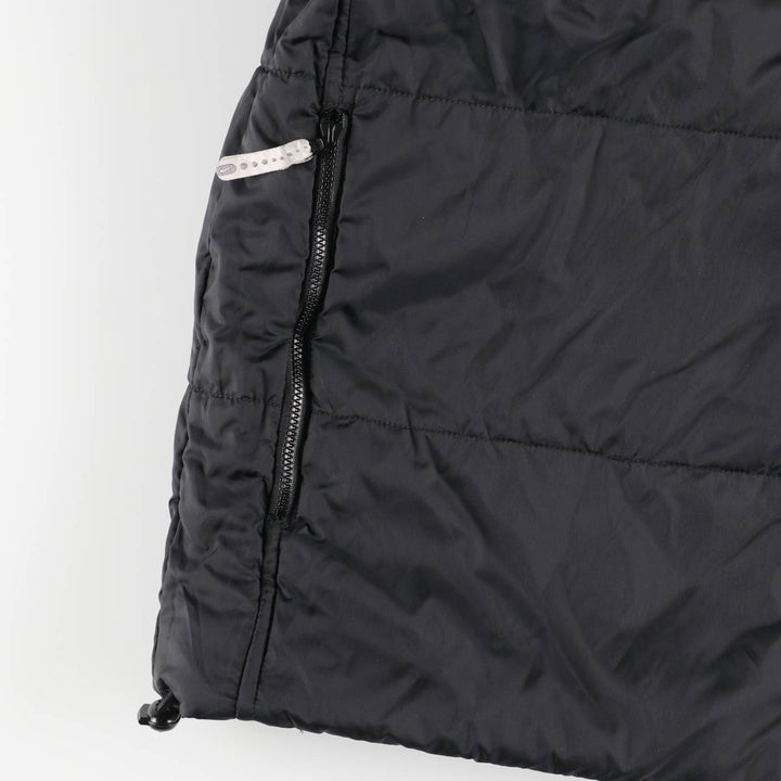2000'S Nike reversible padded puffer jacket, men's size small Nylon black type Vintage Second Hand