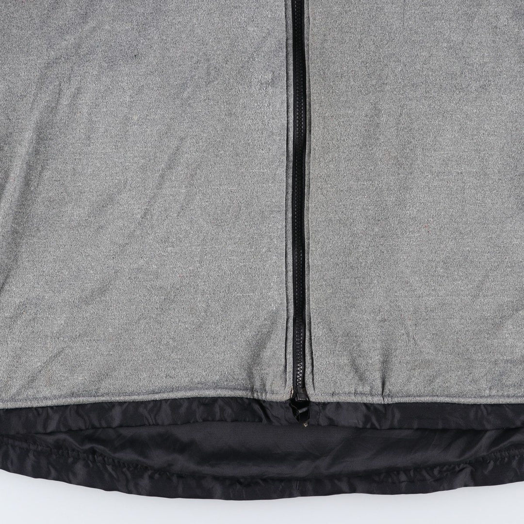 90'S Nike reversible puffer jacket with back logo, size L, men's, vintage Nylon black type Vintage Second Hand