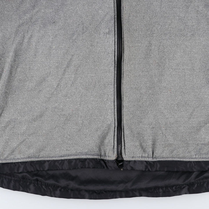 90'S Nike reversible puffer jacket with back logo, size L, men's, vintage Nylon black type Vintage Second Hand