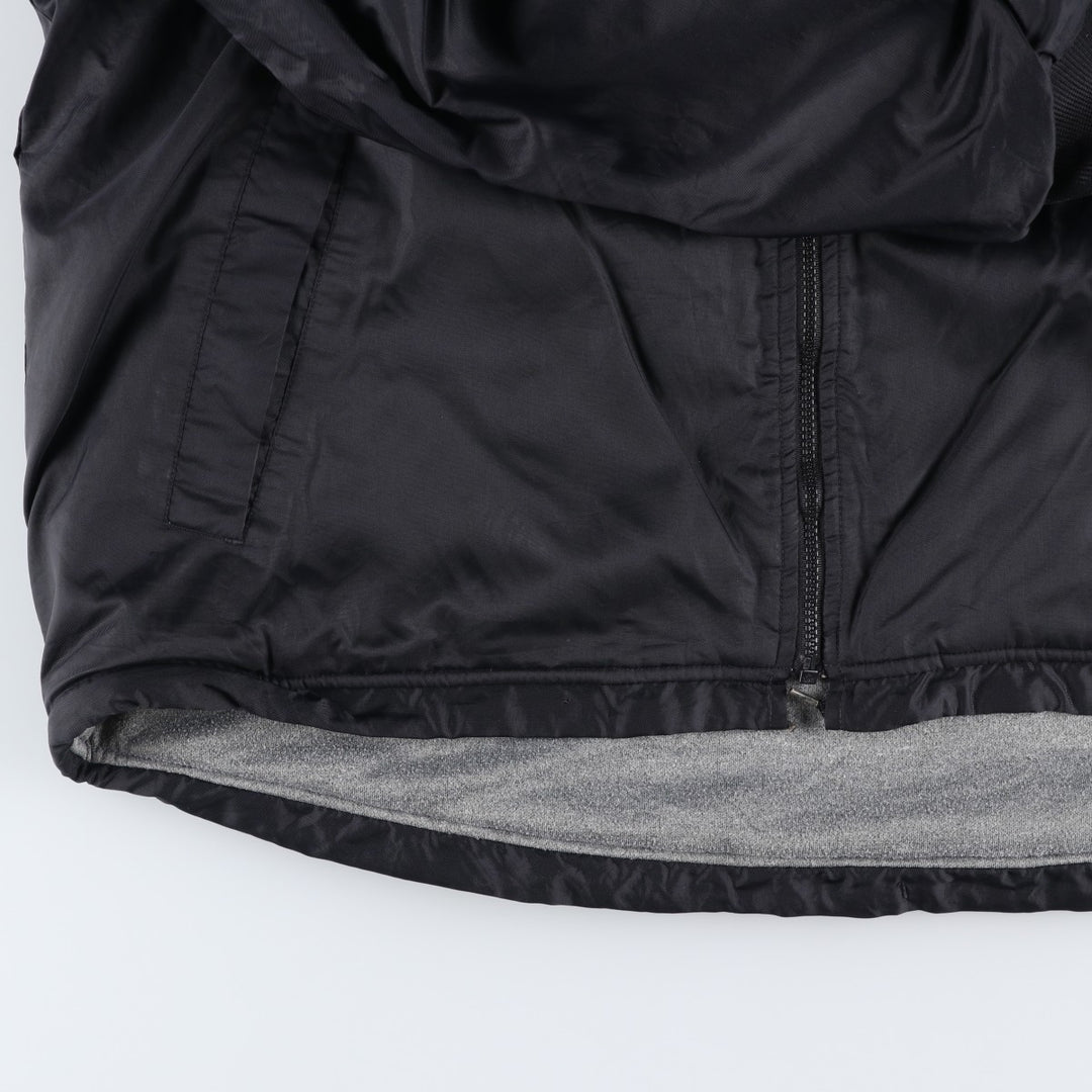 90'S Nike reversible puffer jacket with back logo, size L, men's, vintage Nylon black type Vintage Second Hand