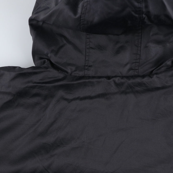 90'S Nike reversible puffer jacket with back logo, size L, men's, vintage Nylon black type Vintage Second Hand