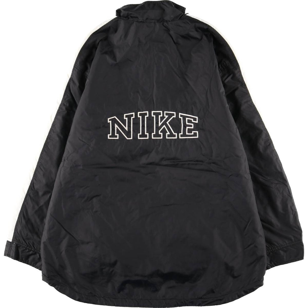 90s-00'S Nike padded puffer jacket, men's size XL Nylon black type Vintage Second Hand