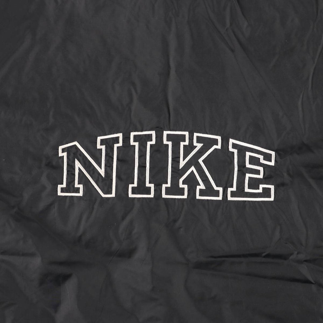 90s-00'S Nike padded puffer jacket, men's size XL Nylon black type Vintage Second Hand