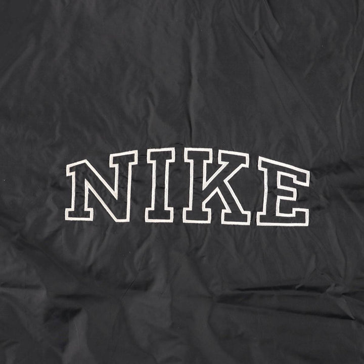 90s-00'S Nike padded puffer jacket, men's size XL Nylon black type Vintage Second Hand