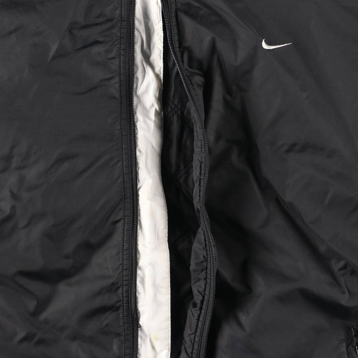 90s-00'S Nike padded puffer jacket, men's size XL Nylon black type Vintage Second Hand