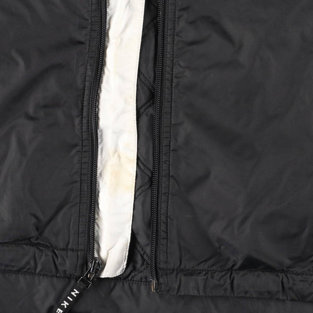 90s-00'S Nike padded puffer jacket, men's size XL Nylon black type Vintage Second Hand