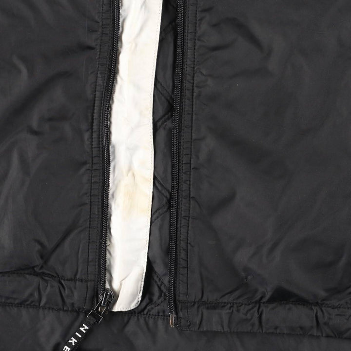 90s-00'S Nike padded puffer jacket, men's size XL Nylon black type Vintage Second Hand