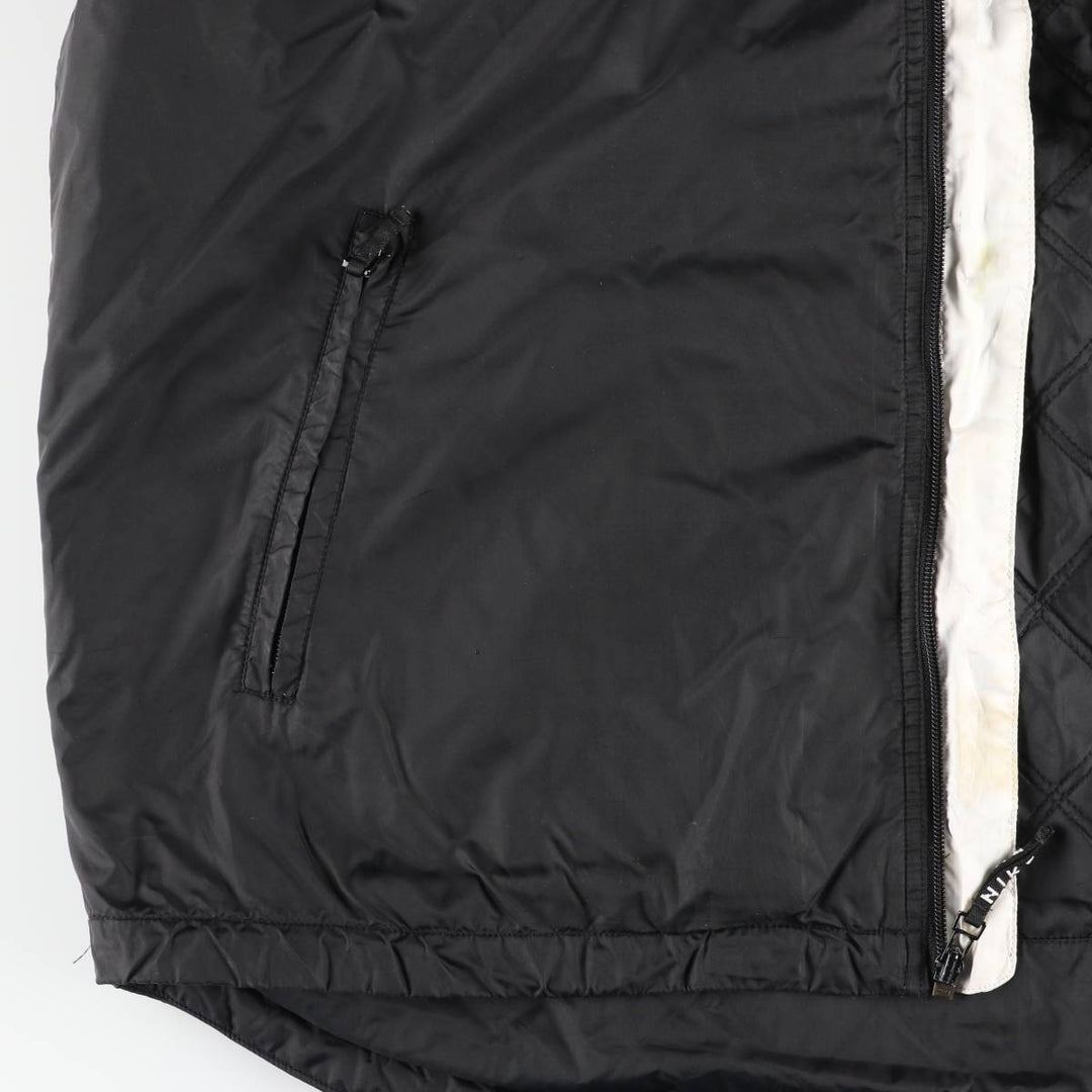 90s-00'S Nike padded puffer jacket, men's size XL Nylon black type Vintage Second Hand