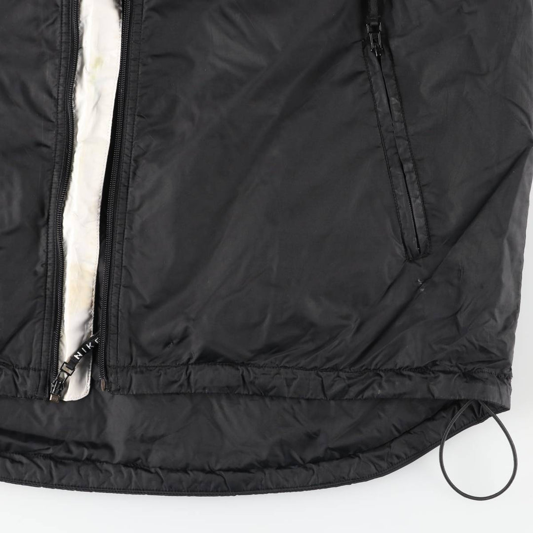 90s-00'S Nike padded puffer jacket, men's size XL Nylon black type Vintage Second Hand