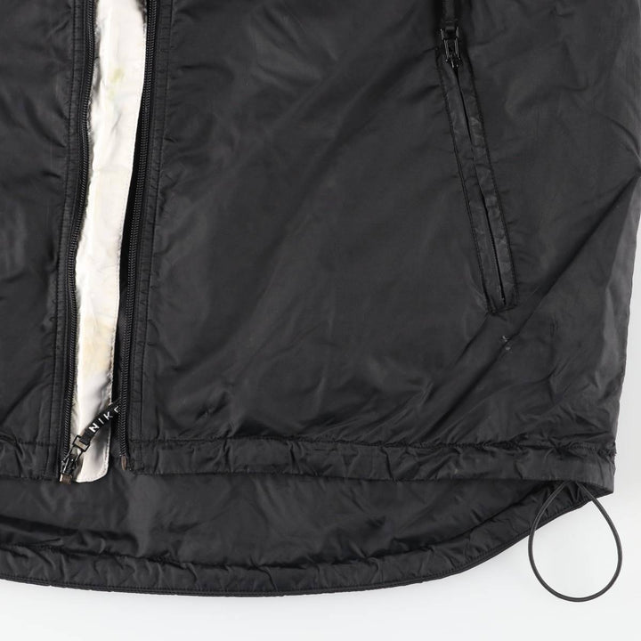 90s-00'S Nike padded puffer jacket, men's size XL Nylon black type Vintage Second Hand