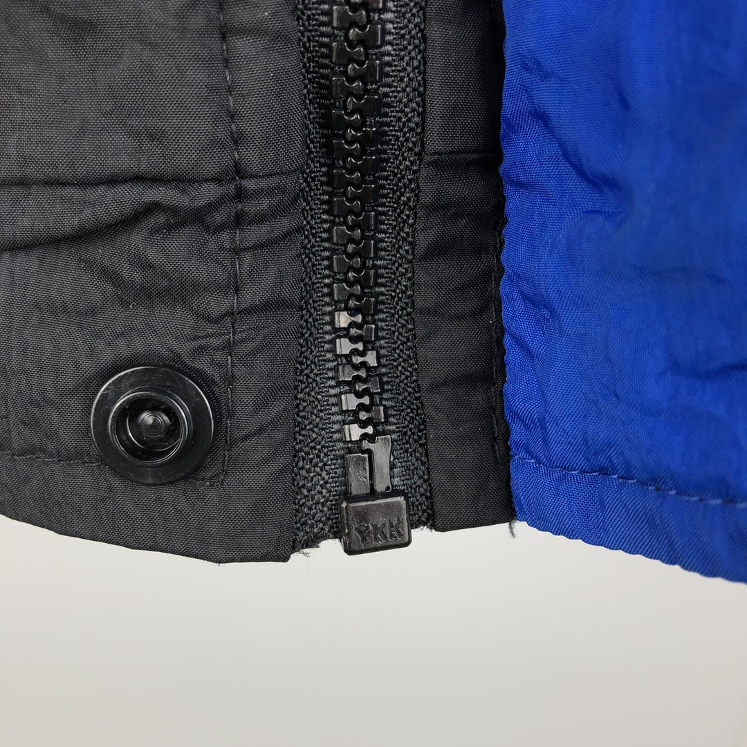 90'S Nike Back Logo Padded Puffer Jacket Men's Medium Vintage Nylon black type Vintage Second Hand