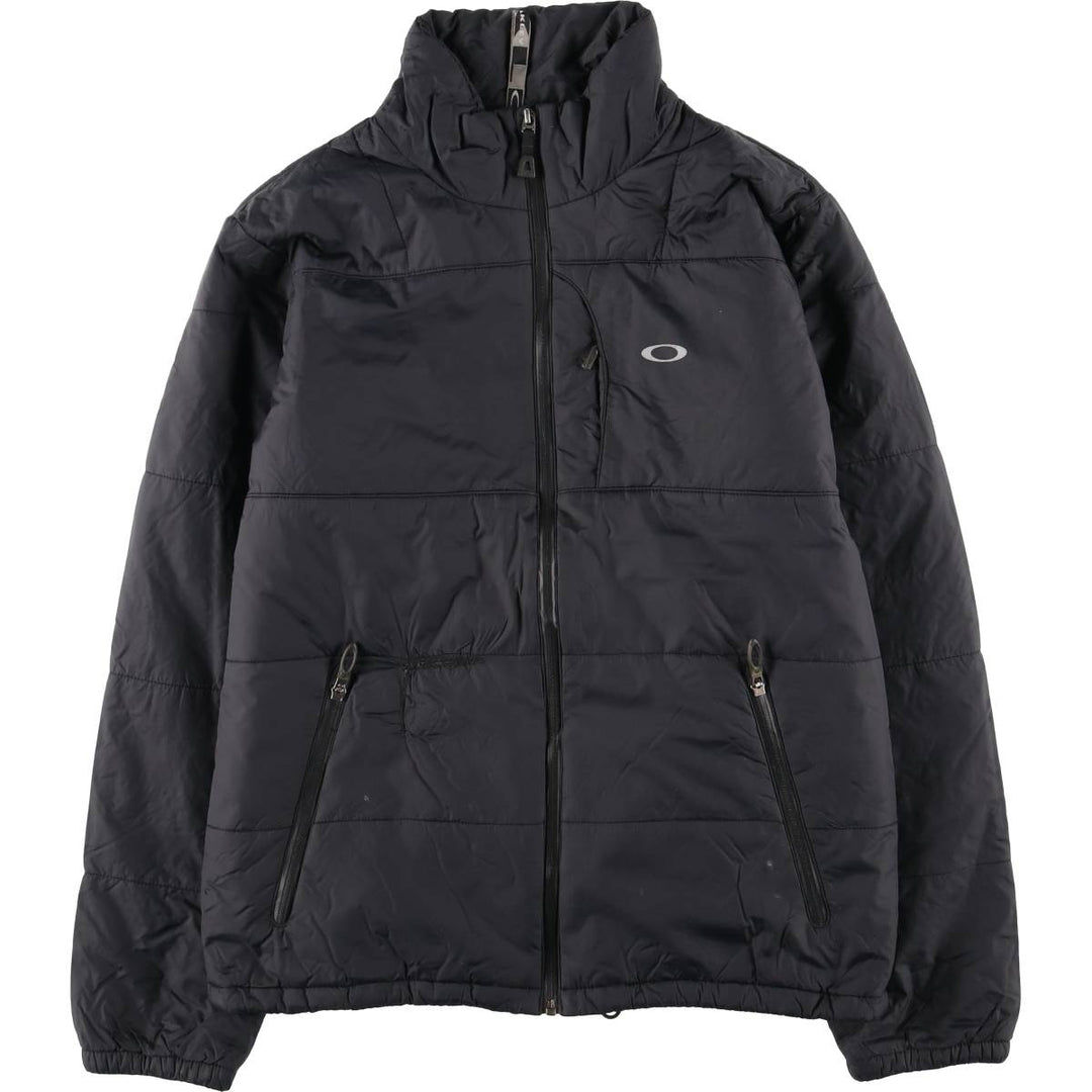 2000'S Oakley Regular Fit Padded Puffer Jacket, Men's Size L Nylon black type Vintage Second Hand