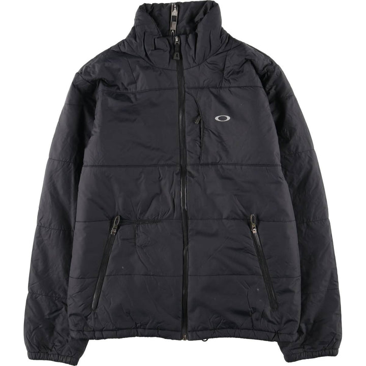 2000'S Oakley Regular Fit Padded Puffer Jacket, Men's Size L Nylon black type Vintage Second Hand