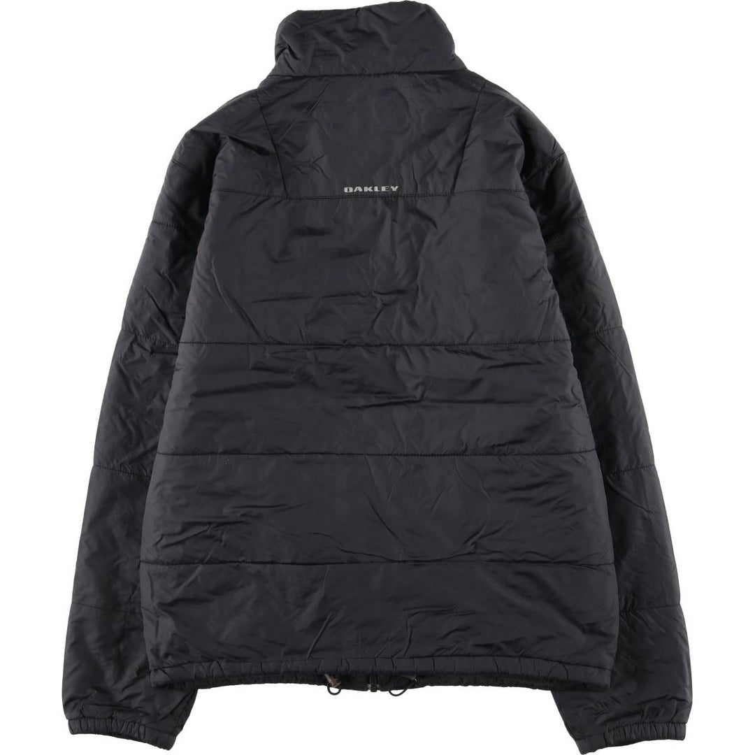 2000'S Oakley Regular Fit Padded Puffer Jacket, Men's Size L Nylon black type Vintage Second Hand