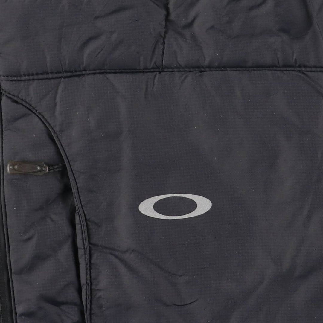 2000'S Oakley Regular Fit Padded Puffer Jacket, Men's Size L Nylon black type Vintage Second Hand