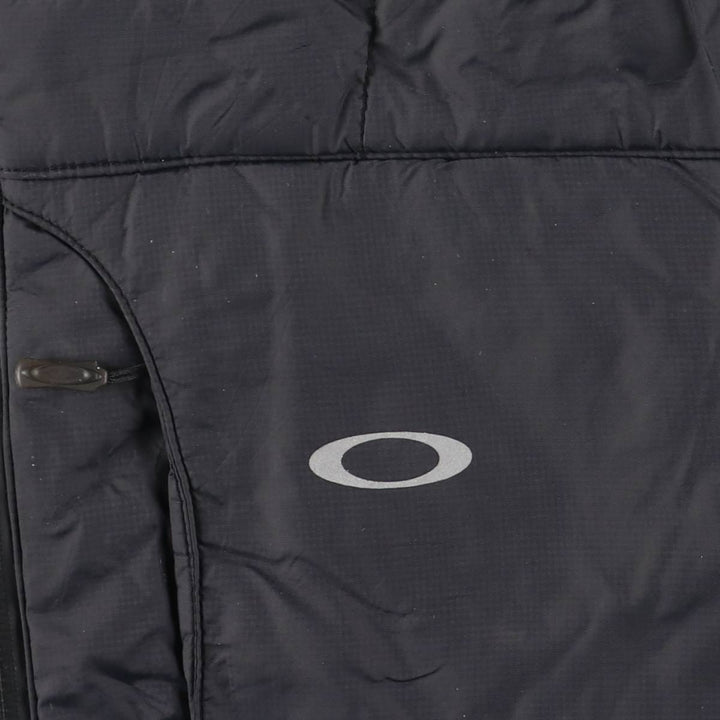 2000'S Oakley Regular Fit Padded Puffer Jacket, Men's Size L Nylon black type Vintage Second Hand