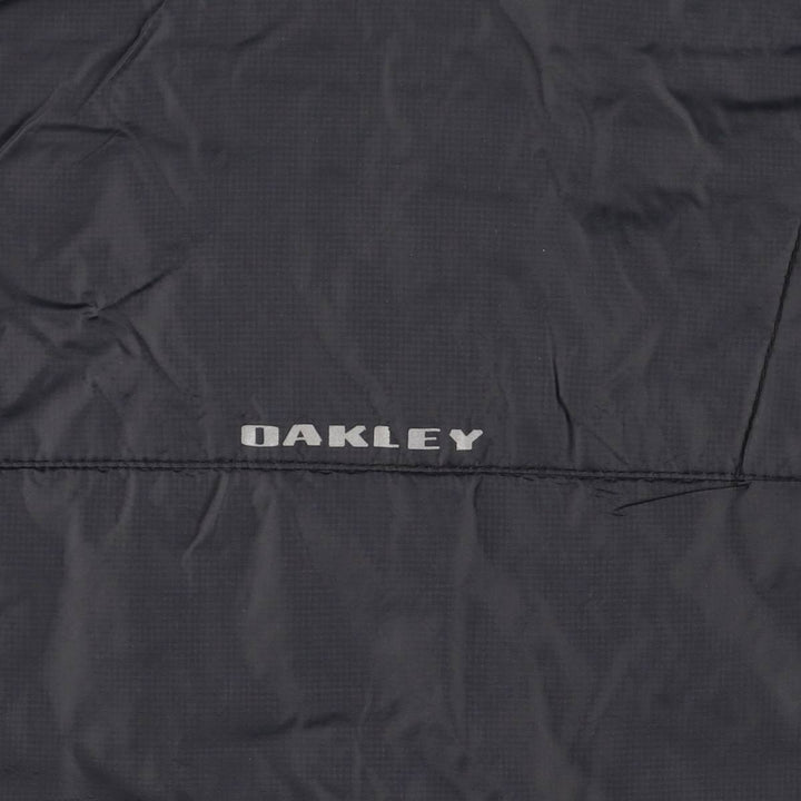 2000'S Oakley Regular Fit Padded Puffer Jacket, Men's Size L Nylon black type Vintage Second Hand