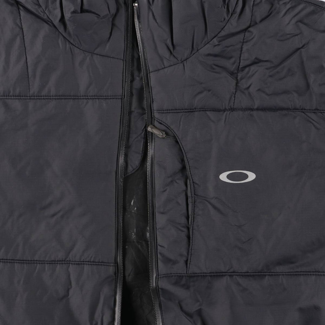 2000'S Oakley Regular Fit Padded Puffer Jacket, Men's Size L Nylon black type Vintage Second Hand