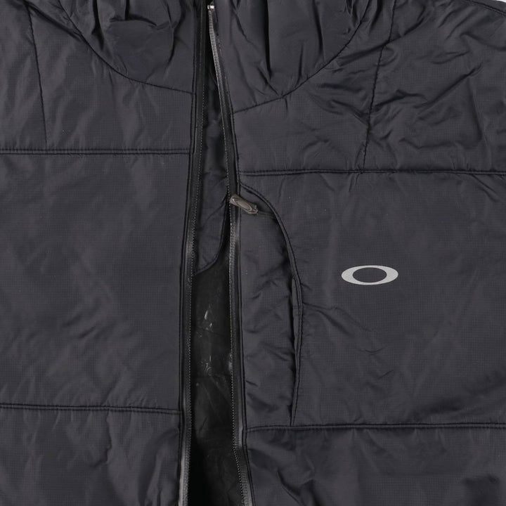 2000'S Oakley Regular Fit Padded Puffer Jacket, Men's Size L Nylon black type Vintage Second Hand