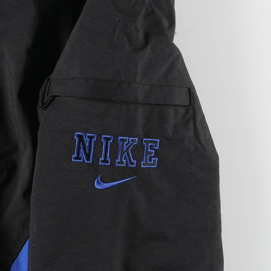 90'S Nike Padded Parka Puffer Jacket Men's Size L Vintage Nylon black type Vintage Second Hand