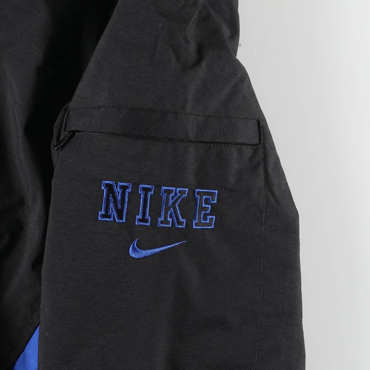 90'S Nike Padded Parka Puffer Jacket Men's Size L Vintage Nylon black type Vintage Second Hand