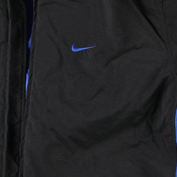 90'S Nike Padded Parka Puffer Jacket Men's Size L Vintage Nylon black type Vintage Second Hand