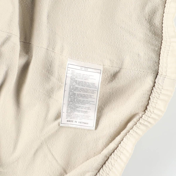 90'S Nike Windbreaker Men's Size L Vintage polyester Beige type Vintage Second Hand