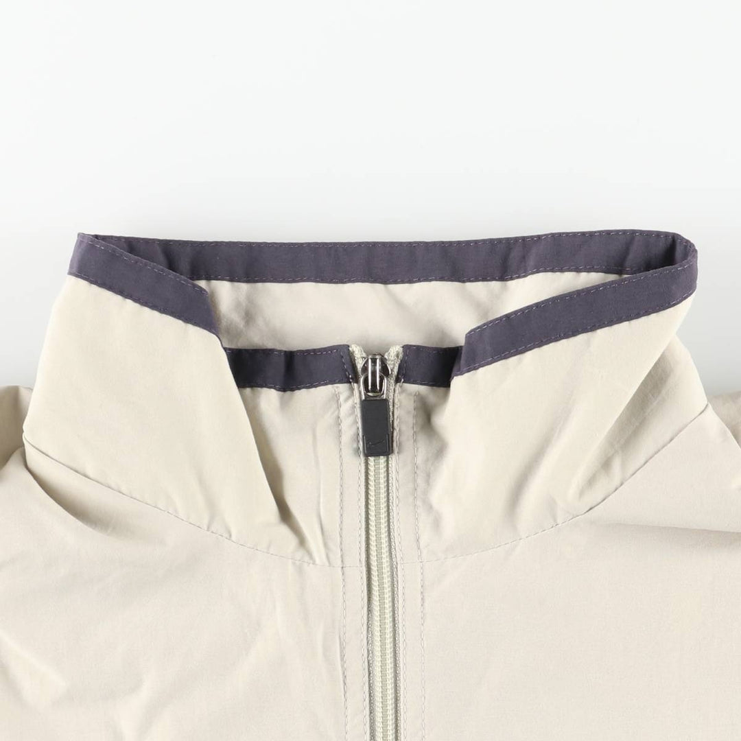 90'S Nike Windbreaker Men's Size L Vintage polyester Beige type Vintage Second Hand