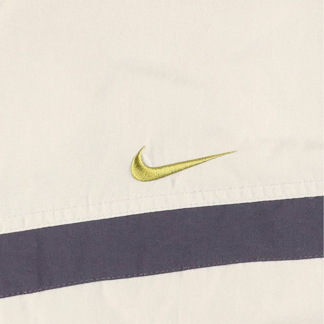 90'S Nike Windbreaker Men's Size L Vintage polyester Beige type Vintage Second Hand