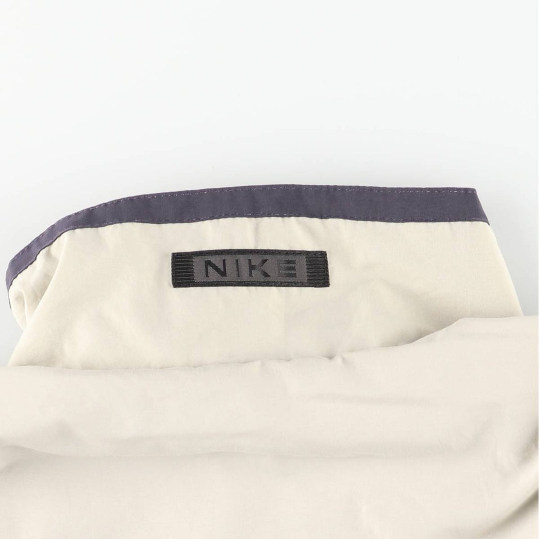 90'S Nike Windbreaker Men's Size L Vintage polyester Beige type Vintage Second Hand