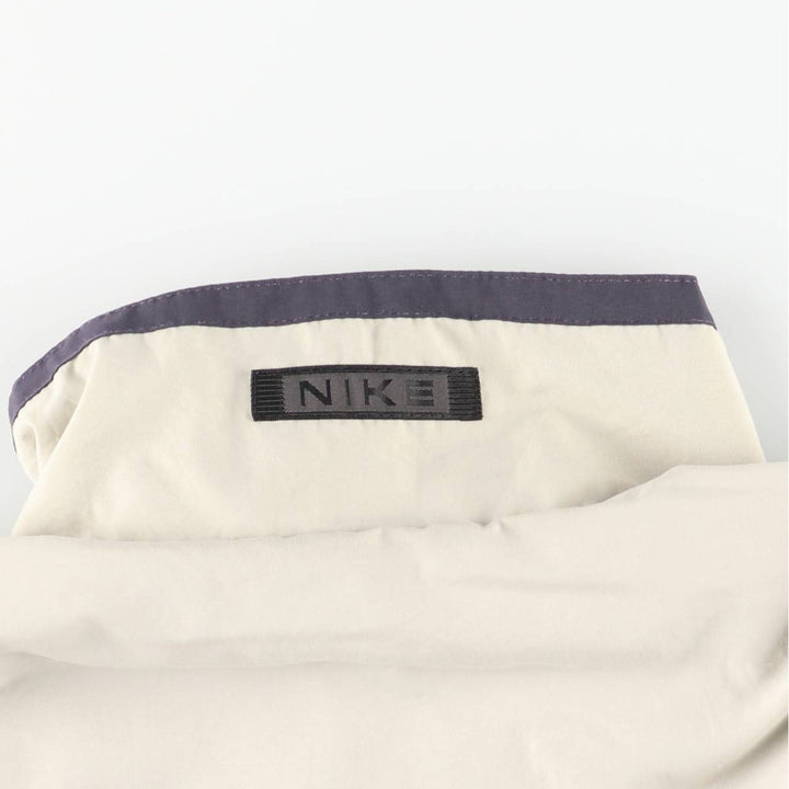 90'S Nike Windbreaker Men's Size L Vintage polyester Beige type Vintage Second Hand
