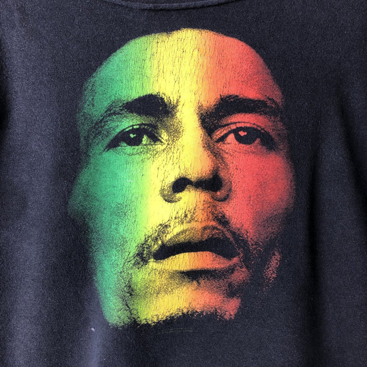 BOB MARLEY Bob Marley Cut-Off Band T-Shirt, Men's Size L unclear black type Vintage Second Hand