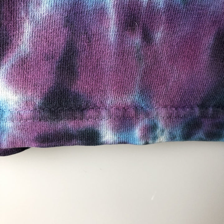 Grateful Dead Skull Pattern Tie-Dye Band T-Shirt, Men's Size XL cotton Blue type light blue Vintage Second Hand