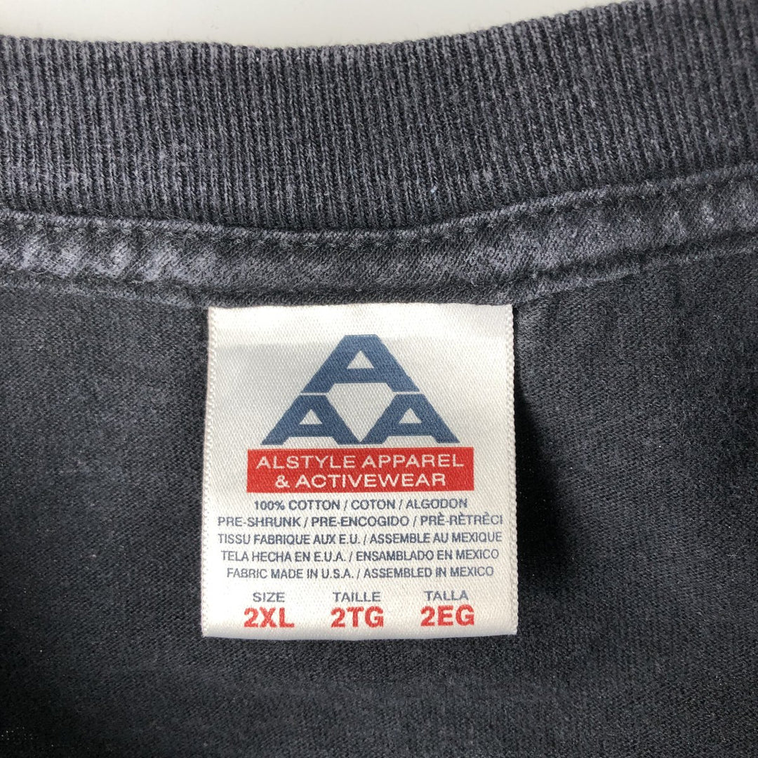 2000'S ALSTYLE Static-X Band T-Shirt, Made in USA, Men's XXL cotton black type Vintage Second Hand