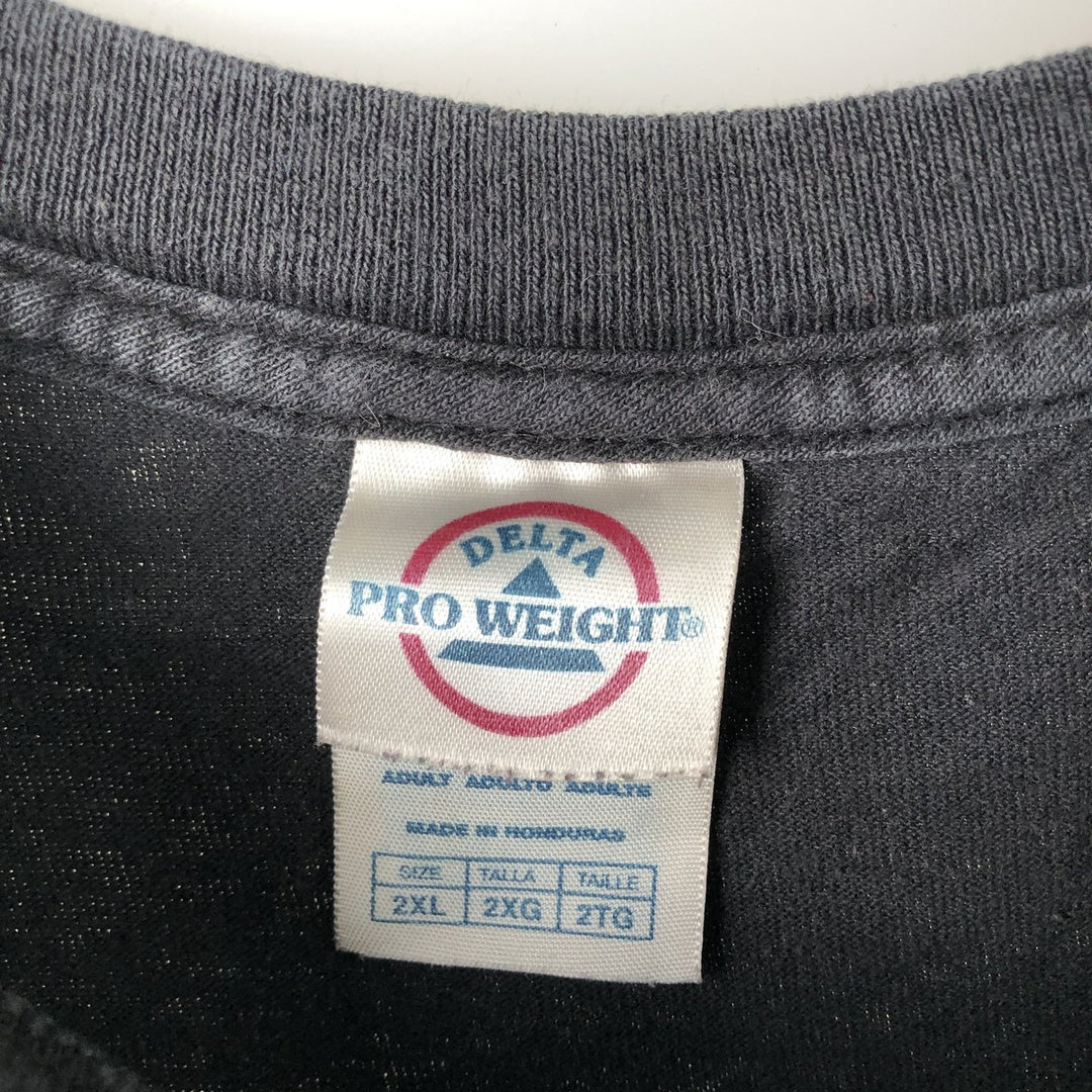 2000'S DELTA PRO WEIGHT SEETHER band T-shirt, men's size XXL cotton black type Vintage Second Hand