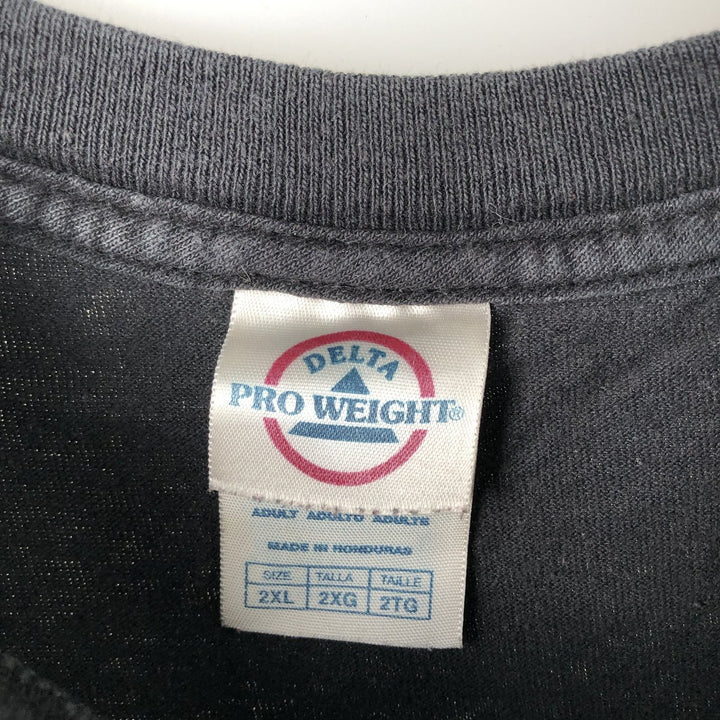 2000'S DELTA PRO WEIGHT SEETHER band T-shirt, men's size XXL cotton black type Vintage Second Hand